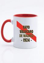 Taza Cerámica Rayo Vallecano  "Desayuno de Valientes"